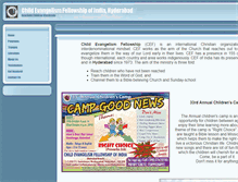 Tablet Screenshot of cefhyderabad.org